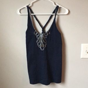 Beaded Banana Republic Tank